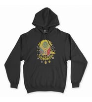Osmanlı Armalı Siyah Kapşonlu Sweatshirt Hoddie