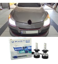 Renault Megane 3 Led Xenon Sis Far Ampulü H8 Access Yeni Seri Beyaz