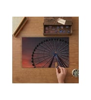 Dönme Dolap - Lunapark - Eğlence Tasarımı 240 parça Ahşap Puzzle Ahşap Kutuda MP10249