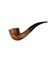 Falconetti 9 mm. Kahverengi Sandalwood Eğimli Sap Ahşap Pipo rd38