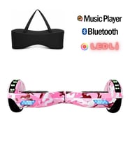 Elektrikli Kaykay Hoverboard Full Ledli Bluetooth Hoparlörlü 6.5 Inch Çanta Hediyeli D05