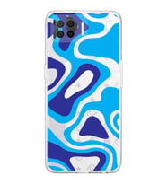 PrintiFy Oppo A73 Uyumlu Kamera Korumalı Renkli Desen Tasarımlı Şeffaf Silikon Kılıf