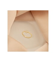 TAŞLI YONCA YÜZÜK TOPLAM 5 TAŞLI (Gold)
