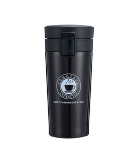 Togg T10x araç Bardaklığına Uyan 304 L Çelik Siyah 500 ml Kahve El Termos Mug