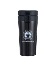 Togg T10x araç Bardaklığına Uyan 304 L Çelik Siyah 500 ml Kahve El Termos Mug