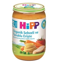 Mey İthalat® Organik Sebzeli Tavuklu Erişte 220 Gr