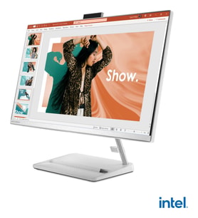 Lenovo IdeaCentre AIO 3 24IAP7 F0GH01GBTR i5-12450H 16 GB 512 GB SSD UHD Graphics 23.8" Full HD All in One PC - OUTLET (Beyaz)