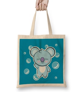 Koala Bear Bez Çanta Uzun Saplı