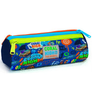Coral High Saks Grafiti Üç Bölmeli Kalem Çantası - Erkek Çocuk