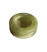 Özgün El Yapımı Oniks Doğal Taş Kül Tablası – Dekoratif 3 Katmanlı Küllük 7,6 cm (Koyu Yeşill)