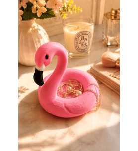 3D Baskı Flamingo Takılık Takı Standı Yüzüklük Kolye Küpe Organizer Masa Raf Dekoru Hediyelik
