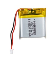 Powermaster 3.7 Volt 400 Mah Lityum Polimer Şarjlı Pil 6X26X26 mm Akıllı Saat Kulaklık Pili