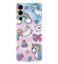 Tecno Pova Neo 2 Kılıf Silikon Desen Özel Seri Unicorn Mektup 1800
