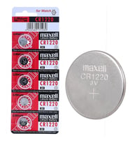 Maxell CR1220 3 Volt Lityum 5 li Düğme Pil Cr1220 3V