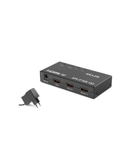HADRON HDX1295 HDMI Splitter 4K 3D 1 In 2 Out - Siyah