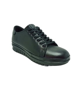 Geppetto 5077 Kadın Hakiki Deri Casual Ayakkabı (Siyah)