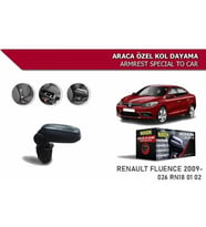 Renault Fluence Araca Özel Kol Dayama Kolçak Niken 2009+ (Siyah)