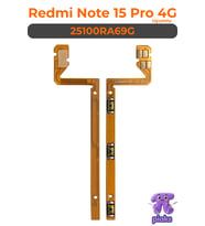 Redmi Note 15 Pro 4G On Off Açma Kapama Volume Ses Film Flex 25100RA69G Uyumlu