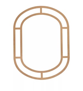BAMBU KAVİSLİ AYNA