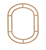 BAMBU KAVİSLİ AYNA