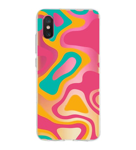 Xiaomi Mi 8 Pro Uyumlu Kapak Renkli Desen Tasarımlı Şeffaf Silikon Kılıf