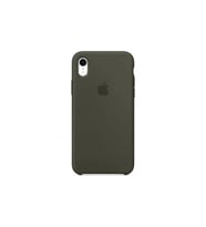 Apple iPhone XR Uyumlu Logolu Içi Kadife Altı Açık Lansman Siyah Silikon Kılıf