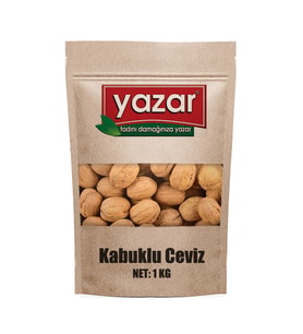 Yazar Ceviz  (KABUKLU Artvin CEVİZİ  Organik)  5 Kg