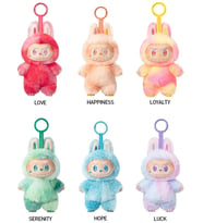 Labubu Oyuncak Labubu Peluş Bebek Peluş Oyuncak Labubu Anahtarlık Model Bebek Labubu (Çok Renkli)
