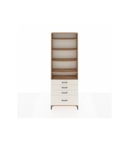 Arges Dolap 5 Raflı 4 Çekmeceli 88x30x243 Çam-Aytaşı