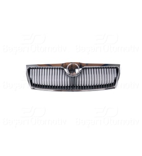 Skoda Octavia II 2004-2008 Siyah Petekli Krom Çerçeveli Panjur