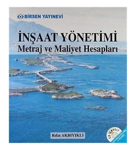 İnşaat Yönetimi Metraj Ve Maliyet Hesabı (Krem)