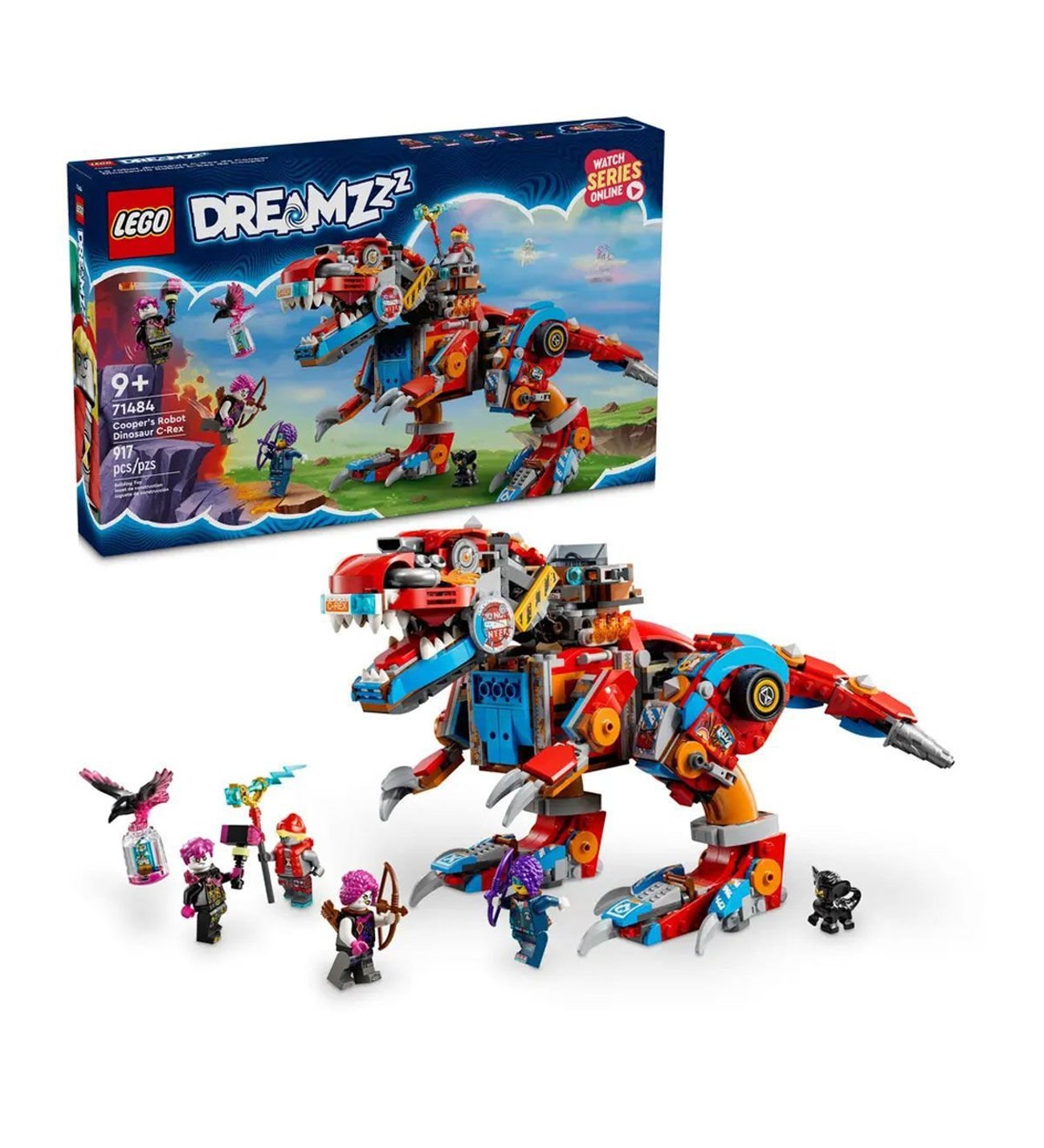 71484 Lego DREAMZzz Cooperın Robot Dinozoru C-Rex 917 parça +9 yaş