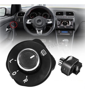 Volkswagen Polo Ayna Ayar Düğmesi Krom 2011-2016