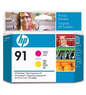 Hp 91 C9461A Sarı Ve Kırmızı Baskı Kafası Eski