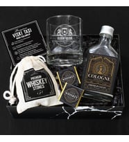 Tasarım Viski Bardağı ve Kolonya Whiskey Set