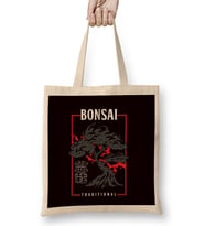 Bonsai Tree Japan Buddhism Meditation Balance Buddhist Yoga Bez Çanta Uzun Saplı