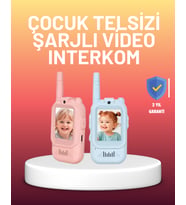 Ekranlı Walkie Talkie Oyuncağı Ses ve Görüntü Destekli