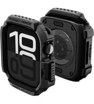 Apple Watch 46mm Seri 11/10 ile Uyumlu Kılıf Rugged Armor 2 Matte Black - ACS10499