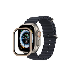 Watch 49Mm Alüminyum Kasa Cam Ekran Koruyucu - Gold
