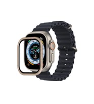 Watch 49Mm Alüminyum Kasa Cam Ekran Koruyucu - Gold