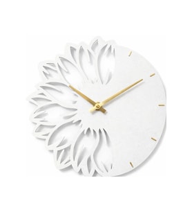 NYX Modern Asimetrik Ahşap Duvar Saati 40 CM.