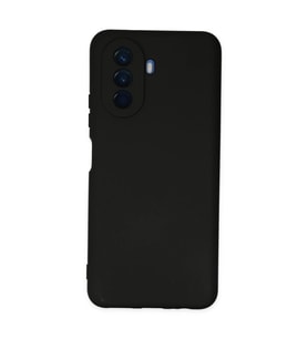 Huawei Nova Y70 Kılıf Nano İçi Kadife Silikon - Siyah