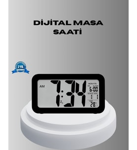 Northcity Dijital Masa Saati Sensörlü Aydınlatmalı Alarm ve Sıcaklık Ölçerli