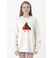 One Piece Anime Sanji Beyaz Kadın 2ip Sweatshirt