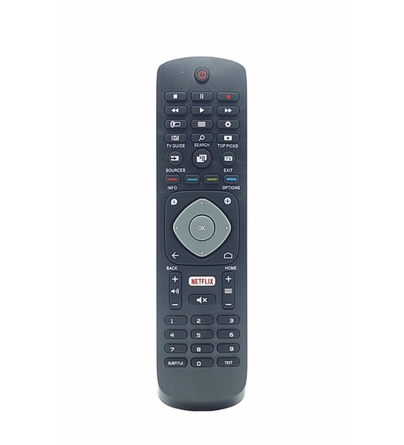 Ersatz Fernbedienung Für Philips TV – Kompatibel Mit 49PUS6412/12, 49PUS6432, 49PUS6452 Uvm.