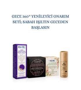 Gece 360° Yenileyici Onarım Seti; Sabah Işıltın Geceden Başlasın