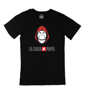 La Casa De Papel Siyah Tişört