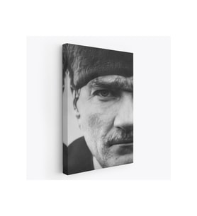 Atatürk Portre Tablosu Mustafa Kemal Atatürk Dekoratif Kanvas Tablo-FS-142