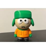 Kyle Broflovski Figürü - 3D Yazıcı South Park Biblo - Yeşil Şapkalı Koleksiyon Figürü