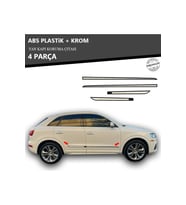 AUDI Q3 YAN KAPI KORUMA ÇITASI PLASTİK + KROM